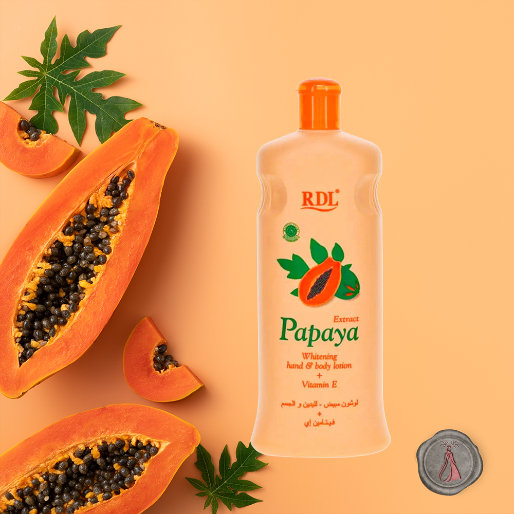 RDL Papaya Hand and Body Whitening Lotion Orange