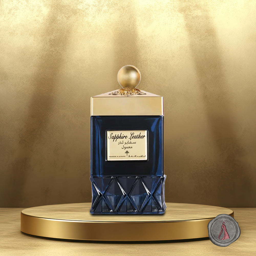 IBRAHEEM AL QURASHI Maamoul Sapphire Leather